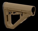 Magpul DT Carbine Stock MAG1377MCB Mil-Spec AR-15/M4 Drop-In Buttstock