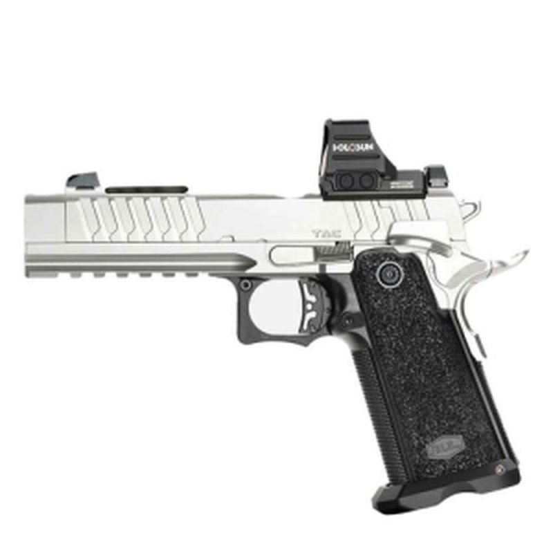 BUL Armory SAS 2 TAC COMP 9mm pistol 5-inch barrel 20rd Silver