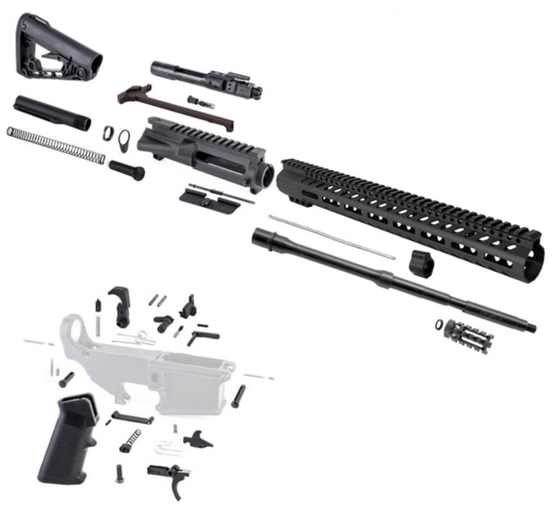 Tiger Rock 5.56mm AR-15 Barrel BCG LPK and Rogers Stock