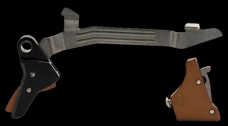 Timney Triggers Alpha Competition Glock Gen 3-4 Bronze Straight Trigger for 9mm/.40