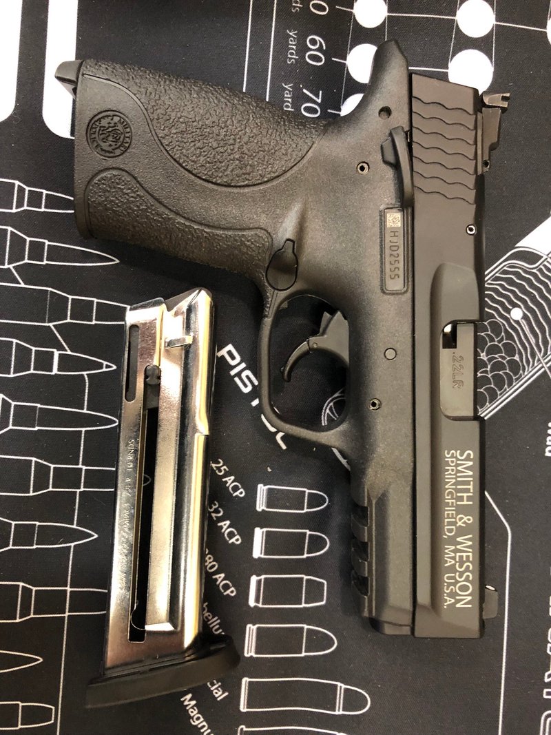 Smith & Wesson M&P 22 Compact Handgun .22 LR 3.56 in Barrel Black Finish