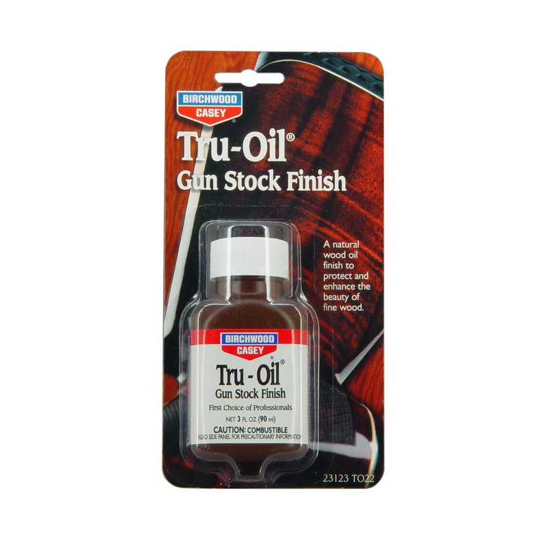 Birchwood Casey Tru-Oil Wood Gun Stock Finish 3 oz Clear Oil
