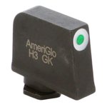 Ameriglo GL-112-350 Glock front sight tritium green white outline stock