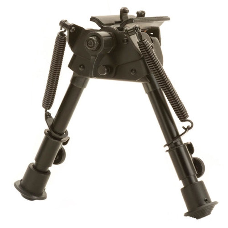 Sport Ridge Heavy-Duty Adjustable Pivoting Rifle Bipod 6-9 Inch Height SPOT9501P
