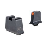 Trijicon GL243-C-601146 Suppressor/Optic Height Night Sights Orange Outline Green Tritium Glock Slim Frame Front & Rear