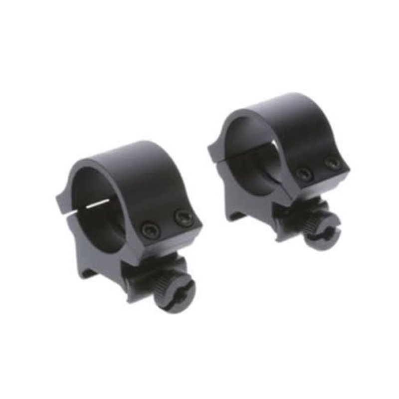 1" Scope Rings 4 Screws Per Ring Mid Height Weaver/Picatinny Rail mount - Black - TG8961B2