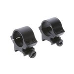 1" Scope Rings 4 Screws Per Ring Mid Height Weaver/Picatinny Rail mount - Black - TG8961B2