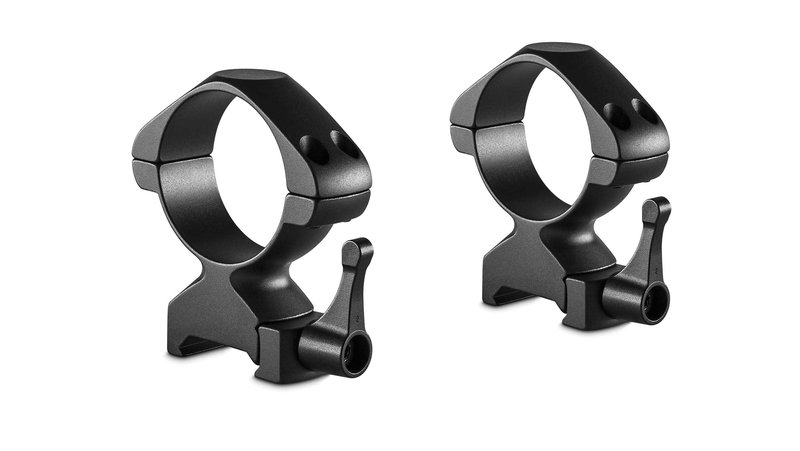 Hawke Precision Steel Ring Mounts 34mm 2 Piece Weaver Medium Lever