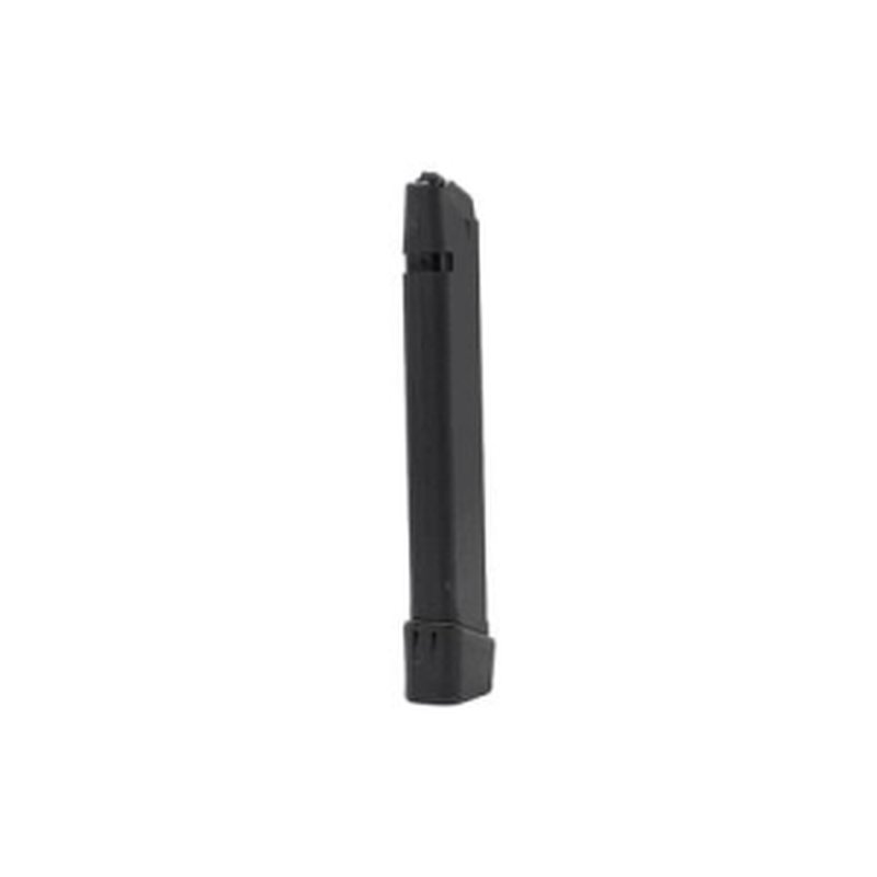 KCI 31rd .40 S&W Extended Glock Magazine, Black Steel/Polymer
