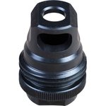 SilencerCo AC2627 ASR Muzzle Brake Black Steel with 5/8"-24 tpi Threads & Single Port for 30 Cal