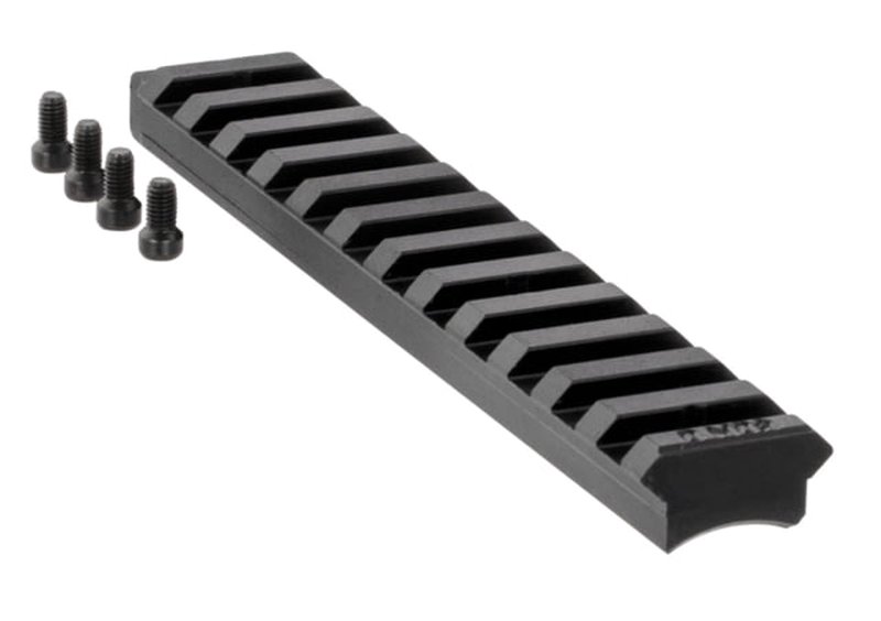 Ruger 90673 Precision Rimfire 0 MOA Picatinny Alumonum Black Hard Coat Anodized