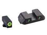 Ameriglo Trooper Green Glock Sight Set Green Tritium Front and Rear