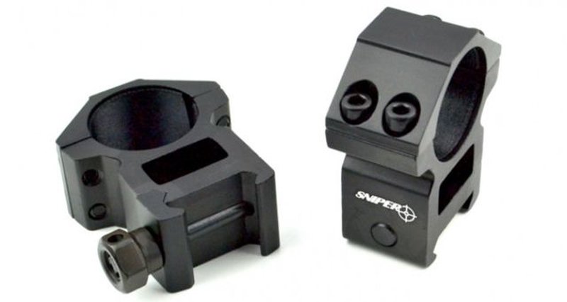 Sniper High Profile Rifle Scope Rings For Picatinny/Weaver Rail System