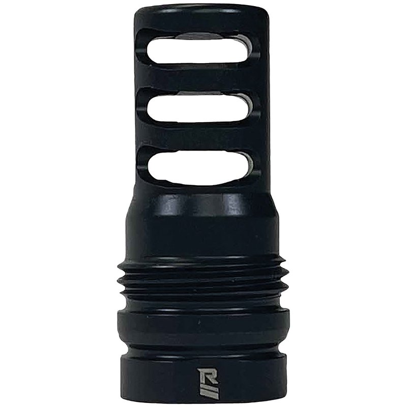 Rugged Suppressor 3-Port Brake Muzzle Brake M18x1, Black - Durable and Effective Recoil Reduction