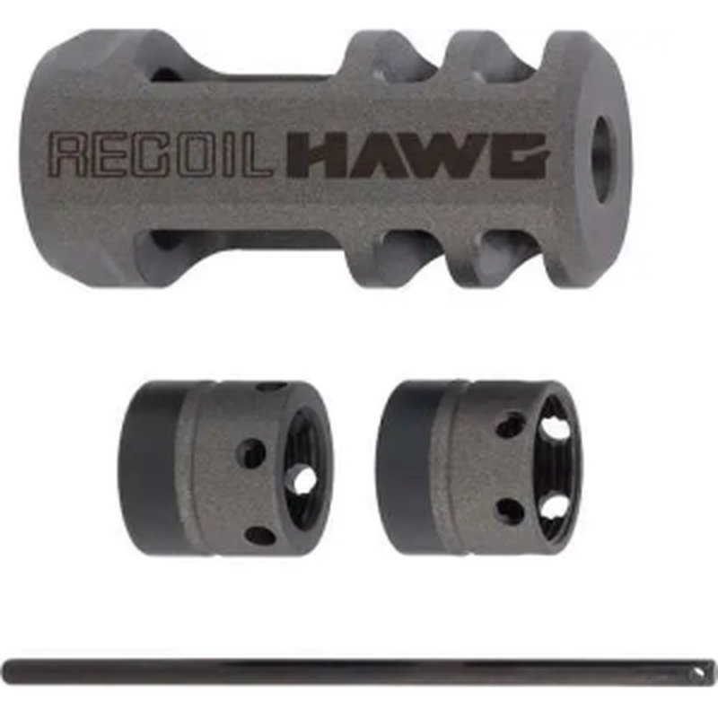 BG RECOIL HAWG MUZZLE BREAK CRKT TUNGSTEN W/2 COLLARS/TOOL
