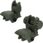 Tacfire Same Plane Polymer Flip-Up Sights - ODG - IS008OD