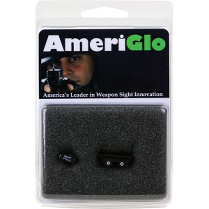 AmeriGlo GL115 Classic Night Sights for Glock 9/40 green front yellow rear