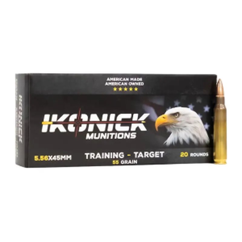 Ikonick IU-556-55FM-B20 556 NATO Rifle Ammunition 55gr