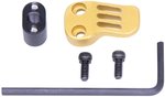 Guntec USA AR-15 AR-308 Extended Mag Catch Paddle Release Anodized Gold