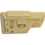 B5 Systems CPS1306 Precision Coyote Brown Synthetic Adjustable with Cheek Riser Fits AR-Platform