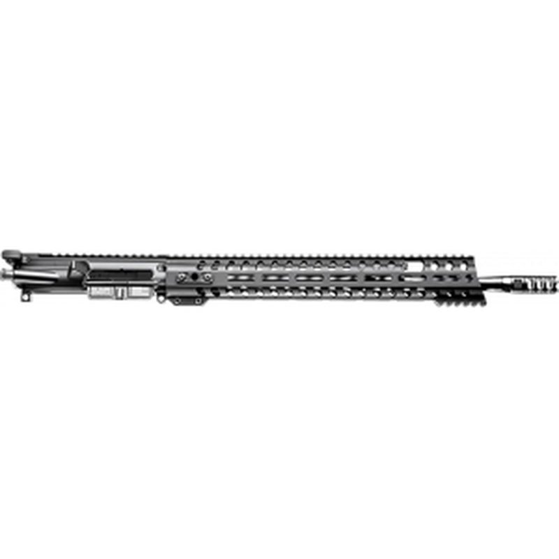Patriot Ordnance Factory Renegade + Complete Upper 5.56x45mm NATO 10.50" Black Nitride Barrel Aluminum Black Anodized Receiver 9" M-LOK Handguard Adjustable Block