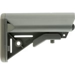 B5 Systems SOP1123 Enhanced SOPMOD Stock Wolf Gray Synthetic for AR-15 / M4 with Mil-Spec Receiver Extension (Tube Not Included)