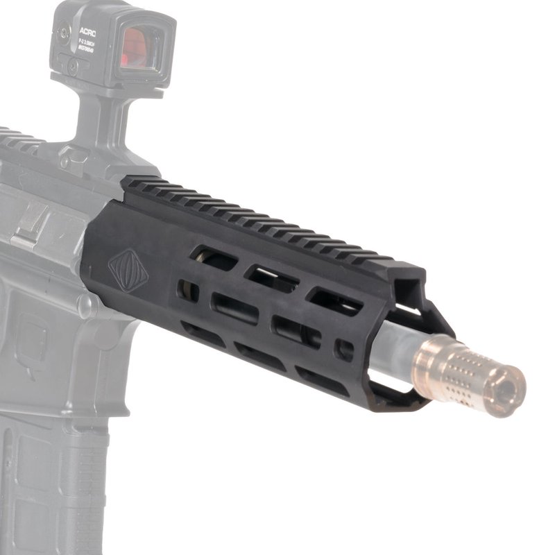 Reptilia 9.4in M-LOK AR-15 Handguard 7075-T6 Aluminum Hardcoat Anodized Black 100-330