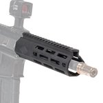 Reptilia 9.4in M-LOK AR-15 Handguard 7075-T6 Aluminum Hardcoat Anodized Black 100-330