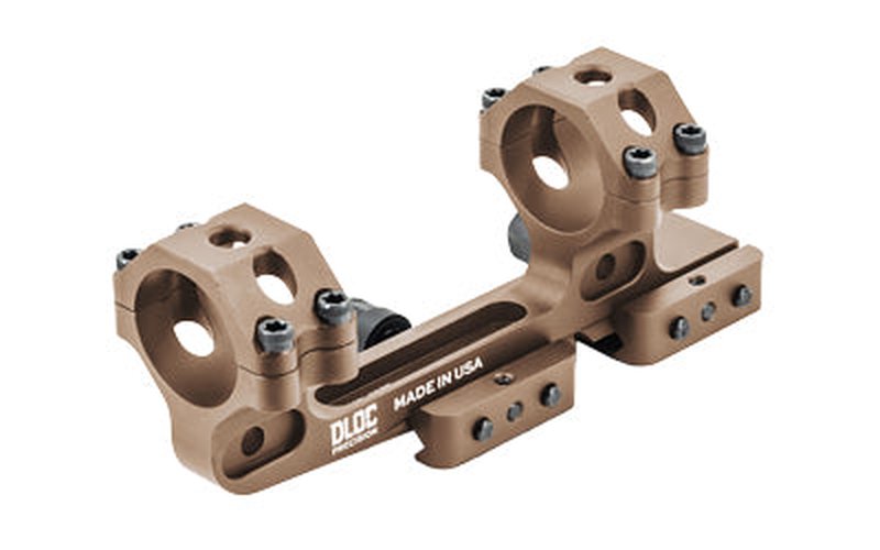 IRAYUSA DLOC Precision Cantilever Scope Mount 30mm, 2.05 in Height, Tan Hardcoat