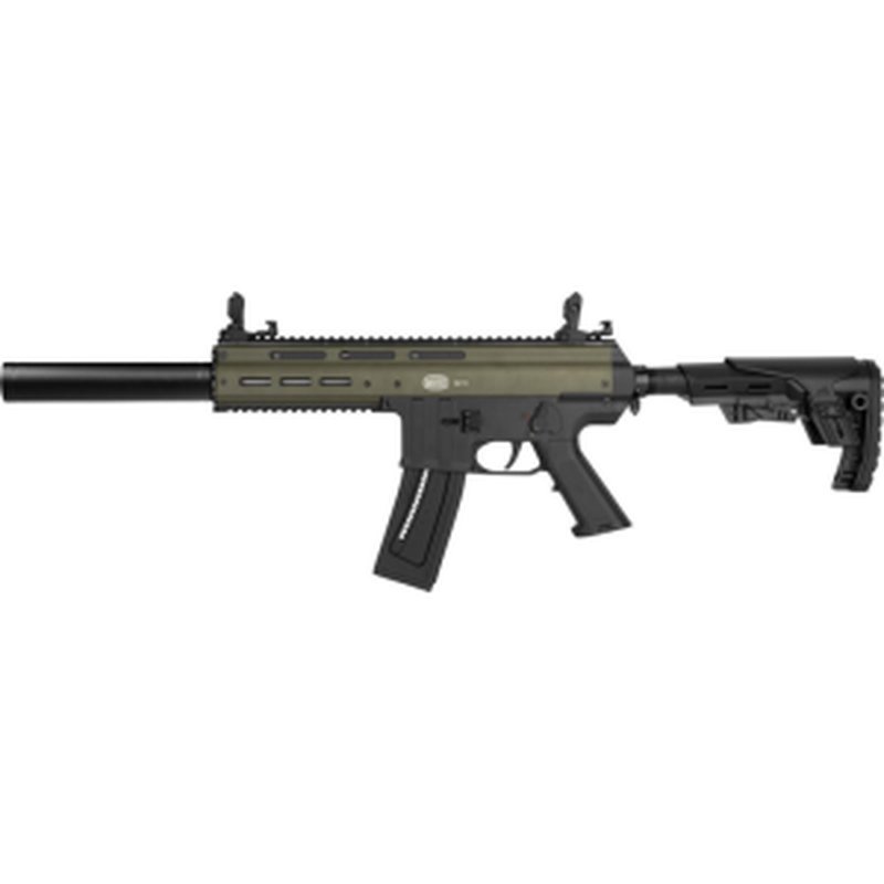 BLG Mauser M-15 Gen2 Special Green Rifle, .22 LR, 16.3" Barrel, 22+1, Semi-Auto, Adjustable Stock, Flip-Up Sights