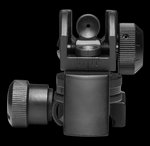 NCStar AR-15 Rear A2 Backup Iron Sight Dual Aperture Picatinny Weaver MARDRS