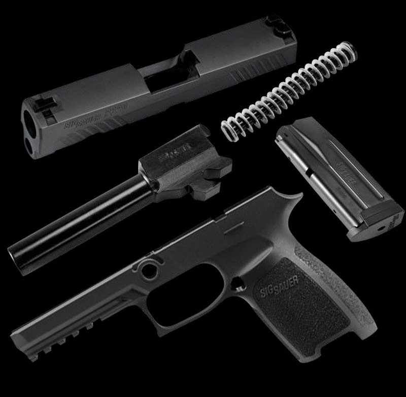 Sig Sauer P320 X5 Legion Caliber X-Change Kit 9mm Optic-Ready Slide TXG Grip Module