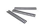 Ergo Grip 18-Slot Ladder Rail Covers 4-Pack Low Pro AR-15 Gray
