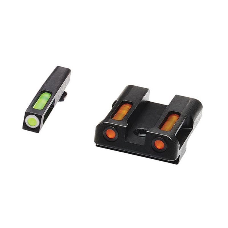 HiViz Litewave H3 Sight Set Front/Rear, Green/Orange