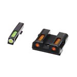 HiViz Litewave H3 Sight Set Front/Rear, Green/Orange