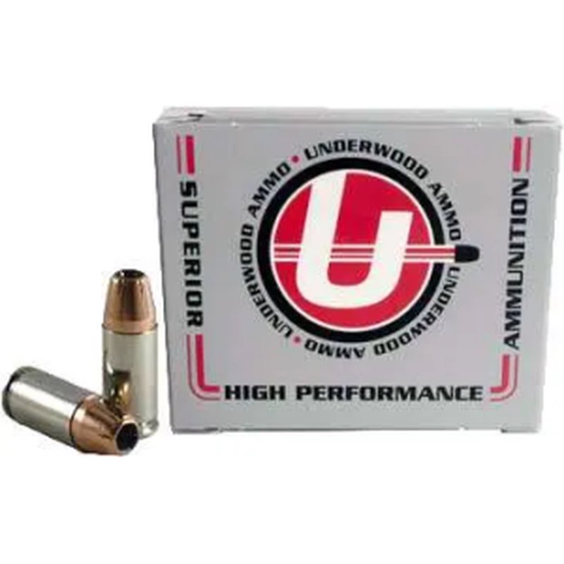 Underwood Ammo 9mm Luger +P 124gr XTP JHP 20 Pack