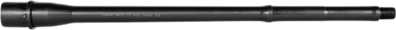 Lead & Steel AR-15 5.56mm Threaded AR Barrel 13.9in Pencil Mid Length 1-7 Twist 1/2x28 Nitride Black