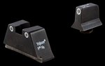 Trijicon 600689 Suppressor/Optic Height Sights Glock 20/21 Front & Rear Green Tritium