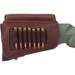 ALLEN Westcliff Buttstock Cartridge Carrier 7rd Leather