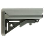 B5 Systems SOP1123 Enhanced SOPMOD Collapsible Stock AR-15 Milspec, Wolf Gray