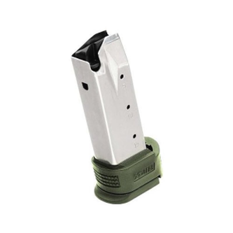 Springfield Armory XD 45ACP 10 Round Extended Magazine Silver/OD Green