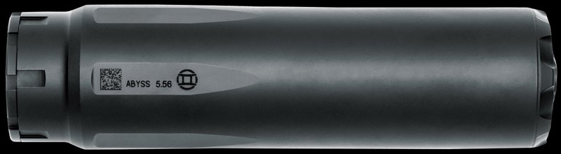 Gemtech Abyss 5.56 Direct Thread Rifle Suppressor 1/2x28 Black Cerakote 6.2in