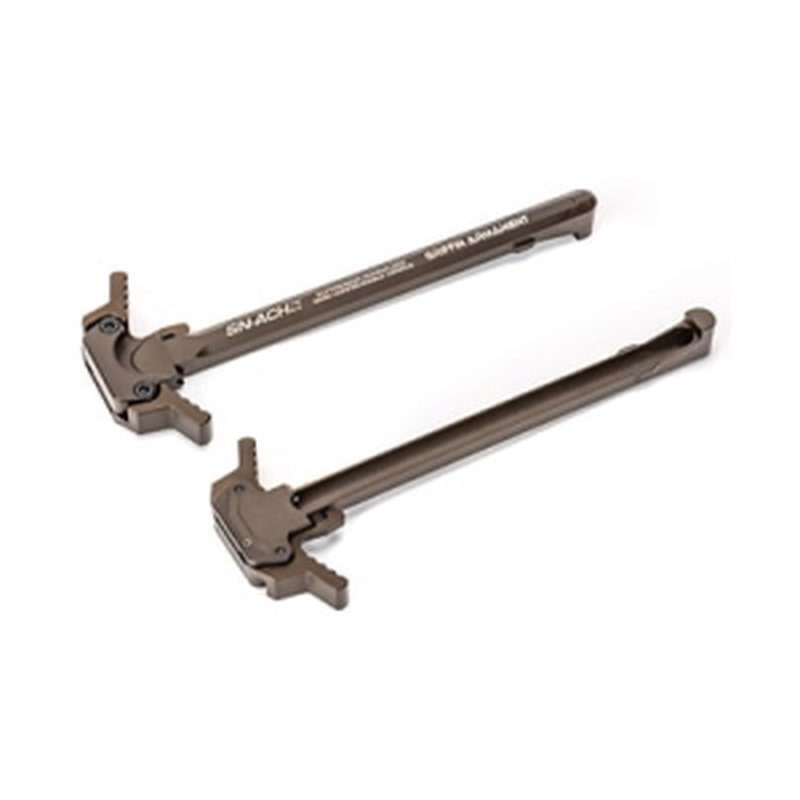 Griffin Armament SN-ACH™ - GEN 2 Ambi AR-15 Charging Handle (SUPPRESSOR NORMALIZED AMBI CONFIGURABLE HANDLE) - 7075-T6 alum - Terra Brown Finish