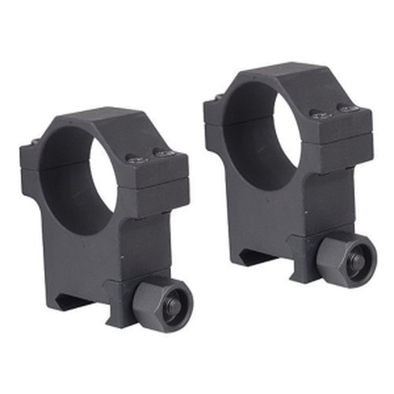 EGW Picatinny 30mm Scope Rings Matte Black High