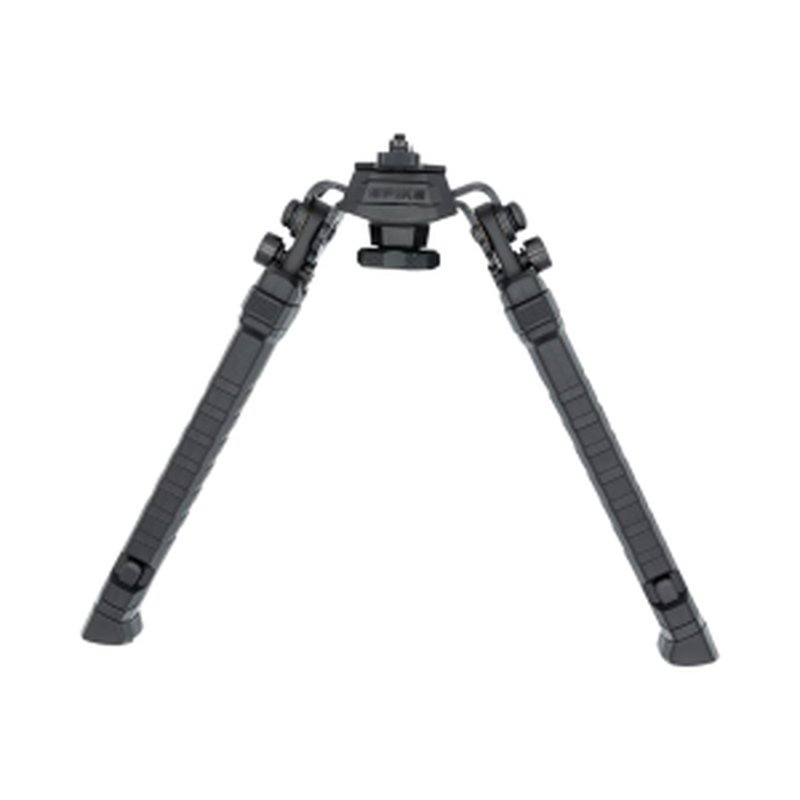 FAB Defense FXSPIKEB Spike Precision Black, 7.09"- 11.42" Adj., Rotating & Tilting, Polymer/Aluminum, Rubber Feet, Includes Leg Extensions, Picatinny Rail Compatible