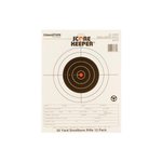 Champion Targets 45721 Score Keeper Bullseye Paper 50 yds Small Bore Rifle 8.50" x 11" Black/Orange 12 PK