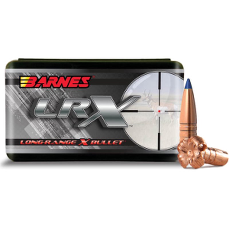 Barnes 32472 25 Cal 117gr LRX Boat Tail Rifle Bullets