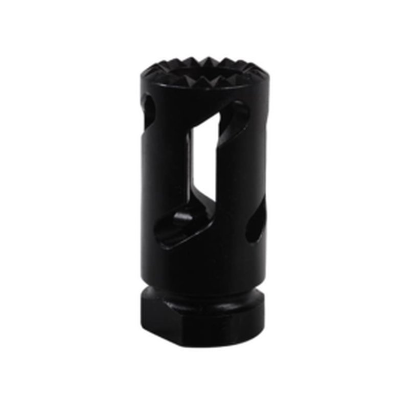 Midwest Industries Flash Hider Impact Device 1/2"-28 Thread AR-15 5.56/223 Steel Phosphate