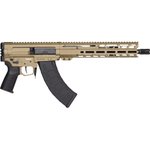 CMMG 86A8E0BCT Dissent MK47 30+1 12.50" Black Nitride Threaded Barrel, M-LOK Handguards, Coyote Tan Cerakote Aluminum Picatinny Rail Receiver
