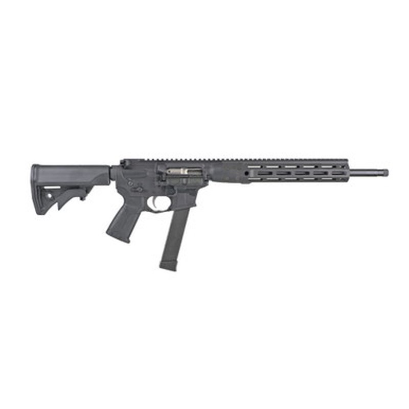 LWRC IC-9 9mm 16" Pistol Caliber AR CA Compliant 1/10 Twist 1/2x28 Black